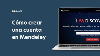 Crea tu cuenta en Mendeley en segundos ⏰ [upl. by Leahcimnaj]