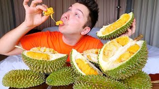 Durian • The Smelliest Fruit In The World Challenge • MUKBANG [upl. by Ahtelrac269]