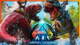 DAY 1 of NEW ARK Survival ASCENDED Gameplay Playthrough [upl. by Kronick863]