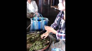 Cheroot making  local cigar in Myanmar [upl. by Mariandi]