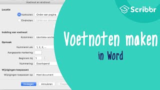 Voetnoten maken in Word [upl. by Mcmurry419]