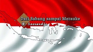 Karaoke 🎵 R Soerardjo  Dari Sabang sampai Merauke 🎵 Lirik Lagu PIANO [upl. by Dreda739]