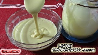 LECHE CONDENSADA CASERA con solo 3 ingredientes y muy fácil [upl. by Ennaxor]