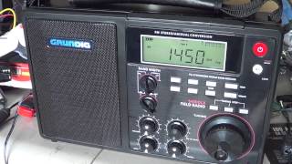 Grundig S450DLX Review AM FM Shortwave field radio [upl. by Nadnerb924]