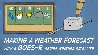 Making a Weather Forecast with a GOESR Series Weather Satellite [upl. by Wilie]