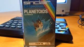 Sinclair Zx Spectrum 48k  Planetoids 1982 gameplay [upl. by Kevan]