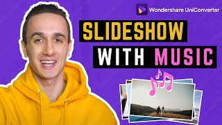 How to Create A Slideshow with Music free slideshow maker [upl. by Lugo26]