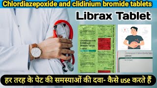 librax Tablets in hindi  chlordiazepoxide and clidinium bromide tablets in hindi Stomach infection [upl. by Eta]