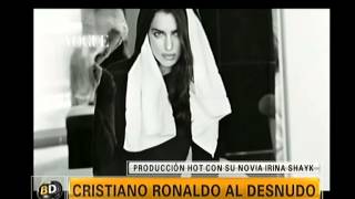 Cristiano Ronaldo e Irina Shayk posaron para Vogue  Telefe Noticias [upl. by Geof]