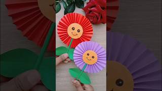 How to make easy paper flowerpaperflowermakingflowermakingforbegginersshortsviral1millionviews [upl. by Eiddal903]