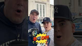 Yankee Stadium Brings The BOOM 💥 Part 1‼️ baseball yankees mlb family bigjustice boom [upl. by Onirotciv]