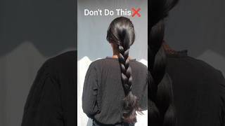 The perfect braid that will stay all day long hairstyle braid foryou dailyshorts shorts [upl. by Alit]