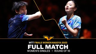 FULL MATCH  Miwa HARIMOTO vs SUN Yingsha  WS R16  WTTNagoya 2023 [upl. by Annoyek205]