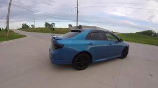 2011 Toyota Corolla S Exhaust [upl. by Reiniar]