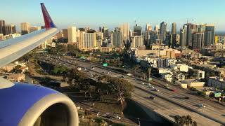 Southwest 737700 Landing in San Diego 4K [upl. by Bernardine]