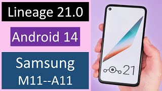 Lineage 210  Android 14 Custom ROM Samsung M11A11  BiteTech [upl. by Ainegul]