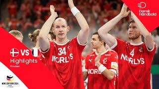 MATCH HIGHLIGHTS  Denmark vs France  EHF EURO 2024 final [upl. by Mallis]