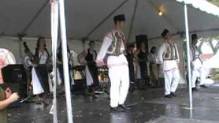 Romanian dancers at St Marys Romanian Orthodox Cathedral in Cleveland [upl. by Einnij543]