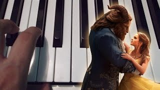 La Bella y La Bestia  beauty and the beast  Piano Tutorial  Notas Musicales [upl. by Ssac]