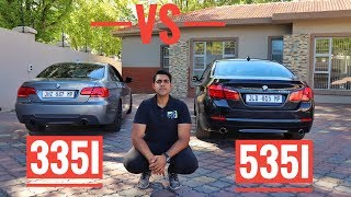 BMW 335i VS 535i [upl. by Essilem]