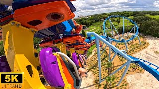 Phoenix Rising POV 5K Back Row NEW 2024 Family Coaster Busch Gardens Tampa FL [upl. by Noeruat]