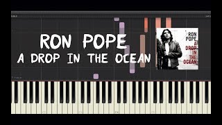 Ron Pope  A Drop In The Ocean  Piano Tutorial by Amadeus Synthesia [upl. by Nananne]