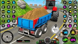 Tractor farming game tractor farming wala game video Tractor trolley gamegaming androidgames [upl. by Corley]