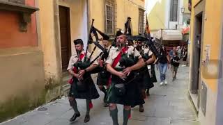 Royal Highland Company Pipes amp Drums  banda di cornamuse italiana  musica scozzese in Italia [upl. by Blim560]