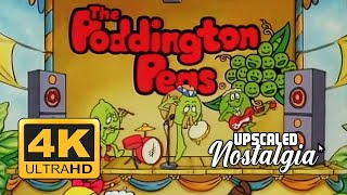 The Poddington Peas 1985 Opening amp Closing Themes  Remastered 4K Ultra HD Upscale [upl. by Elledoj74]