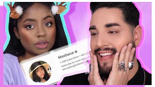 MissDarcei   Pro MUA Reacts MAKEUP [upl. by Tlevesoor]