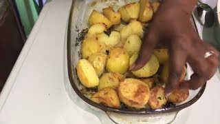 How to make Garlic and herb Roast Potatoes [upl. by Legim]