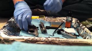 Cleaning Moms Sig Sauer P238 PART 1 [upl. by Sissie]