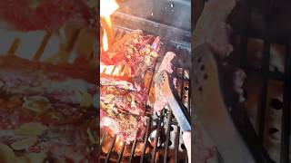 bbq outdoorgrill bbqgrill cooking outdoorgrilling grilling grill ZZ whiskeyreaper ribs [upl. by Ynnelg485]