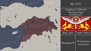 History of the Kingdom of Mitanni  Every Year BC 15501260 [upl. by Cooperstein572]