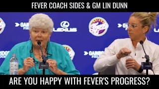 Is Indiana Fever GM Happy With Team indianafever [upl. by Akit]