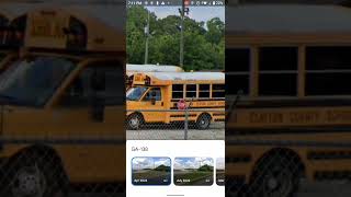 Clayton county school buses for StupendousSuperstarJP2729 Bus 929255250205234 and 636 [upl. by Layney739]