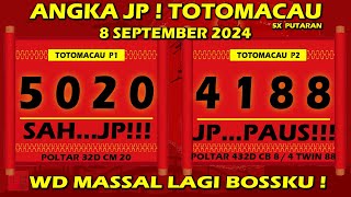 PREDIKSI TOTO MACAU 8 SEPTEMBER 2024  PREDIKSI TOTOMACAU HARI INI [upl. by Nima660]