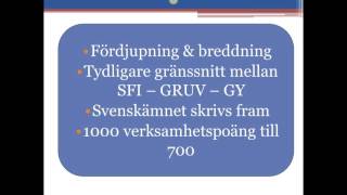 Ny kursplan i svenska som andraspåk grundläggande nivå VUX [upl. by Hibbs]