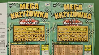 Zdrapki Lotto 🎲 Mega Krzyżówka 0731 💰 PREMIERA 👉 5 zdrapek [upl. by Lainahtan]