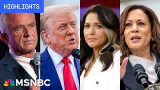 Countdown to the 2024 election Day 64  MSNBC Highlights [upl. by Ahsiekim40]