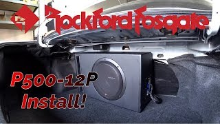 Rockford Fosgate P50012P Install [upl. by Berriman]