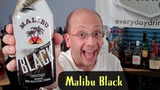 Malibu Black Coconut Rum Review [upl. by Kiehl]