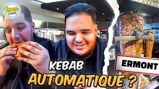 KEBAB AUTOMATIQUE DE PLUS DE 200 KG  la pomme kebab à Ermont feat SAIF [upl. by Wall]