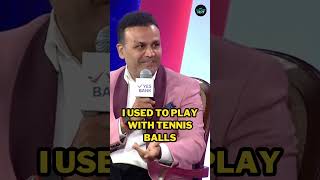 Virender Sehwag Tells the Secret of His Aggressive Batting  Cricket News  shorts reels [upl. by Akilaz]