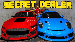 Selling Stolen Cars in Underground Secret Dealership  GTA 5 RP [upl. by Ahsitan887]