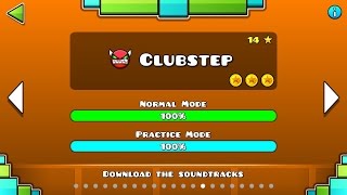 지오메트리대쉬 14단계 Clubstep 올코인 [upl. by Ahsikal]