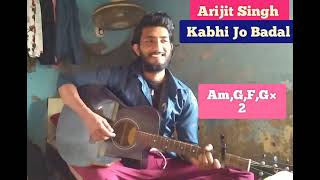 quotKabhi Jo Badal Barsequot Song  Guitar Lesson Cover Arijit Singh Sunny LeoneJackpot SharibToshi [upl. by Aiuqal]