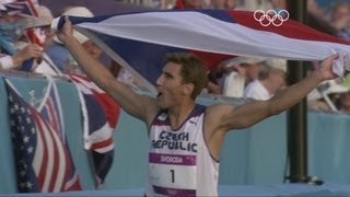 David Svoboda Wins Modern Pentathlon Gold  London 2012 Olympics [upl. by Fiedling]