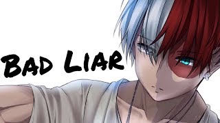 Nightcore  Bad Liar Imagine Dragons  Lyrics [upl. by Dylane]