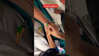 Easy Iv cannulation technique😍ivcannulation hospital patient hospitalemployee shorts [upl. by Fredra]